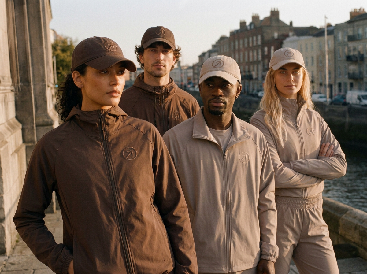 OneFaze activewear worn in soft natural light